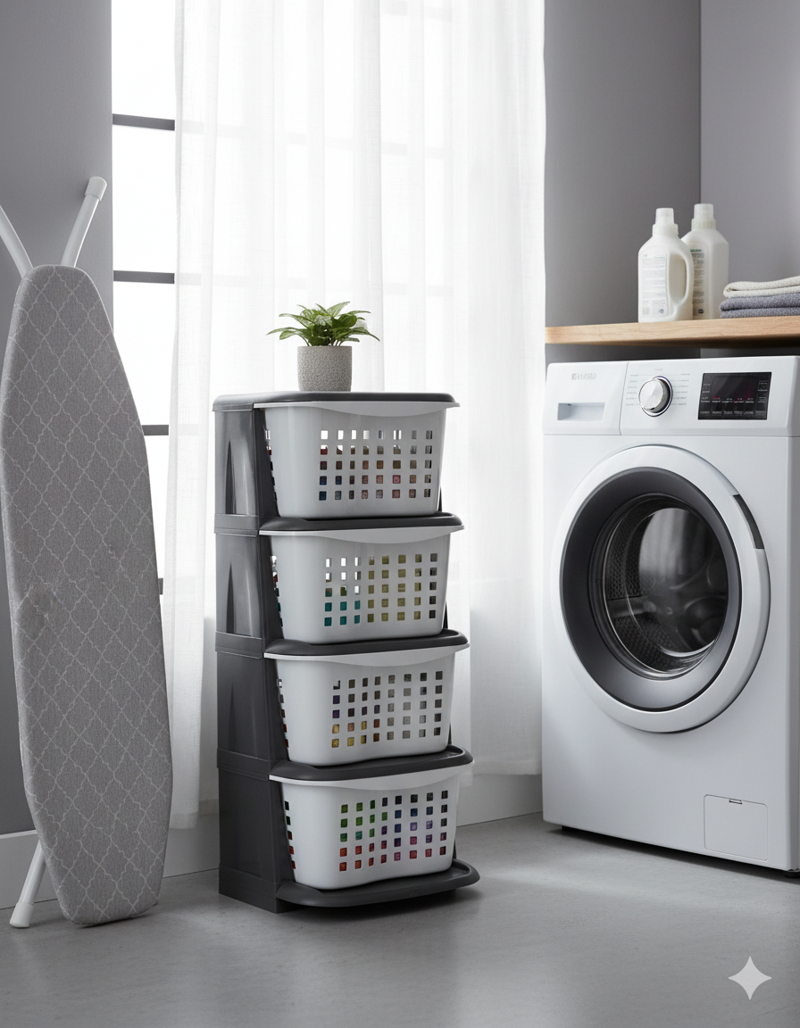4-Layer Plastic Multipurpose Kitchen Storage Organizer